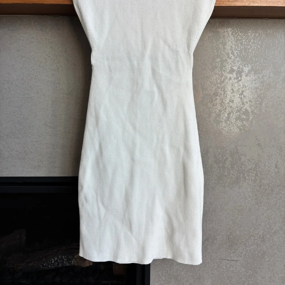 Wilfred Cut-out Knit Mini Dress, Size XS